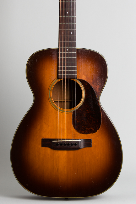 C. F. Martin  0-18 Shade Top Flat Top Acoustic Guitar  (1943)