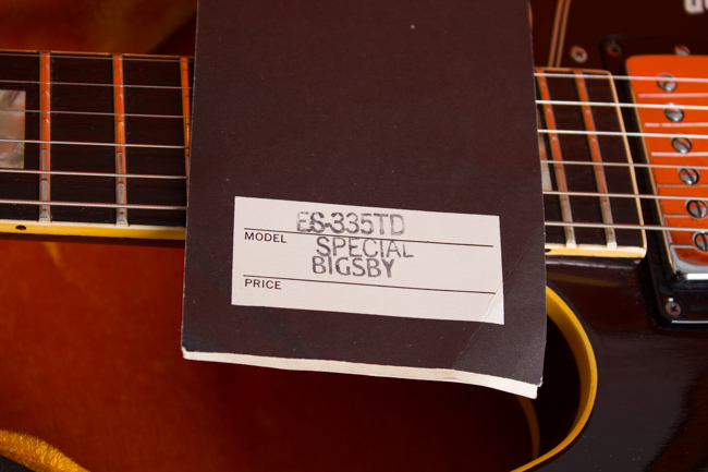 Gibson  ES-335TD Semi-Hollow Body Electric Guitar  (1968)