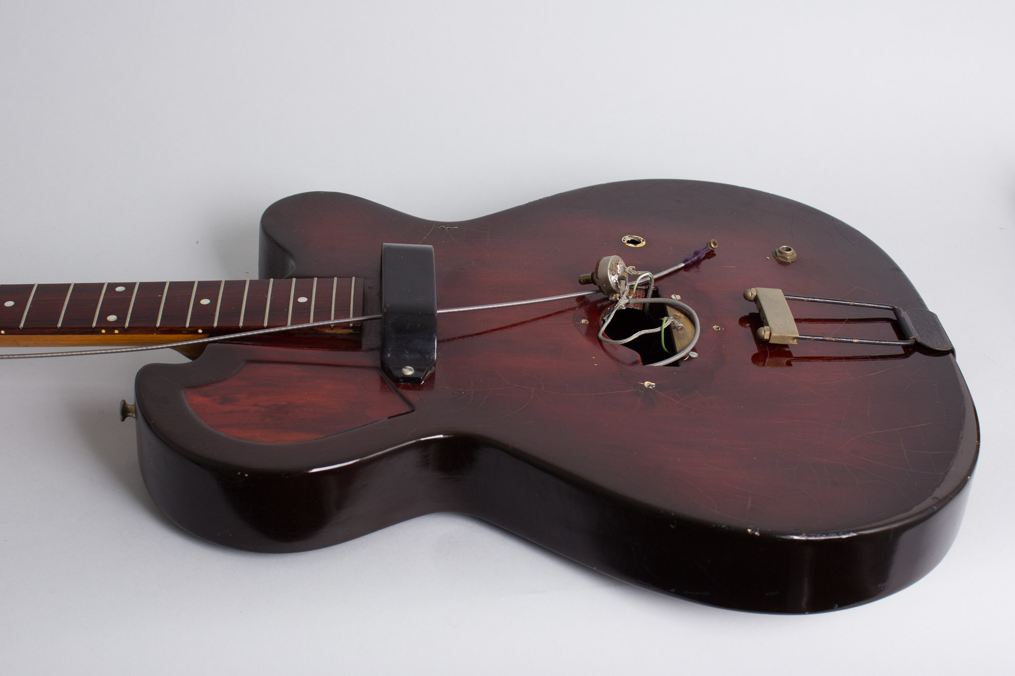 Dopyera Brothers DB Original Prototype Hollow Body Electric Bass Guitar c. 1959 RetroFret
