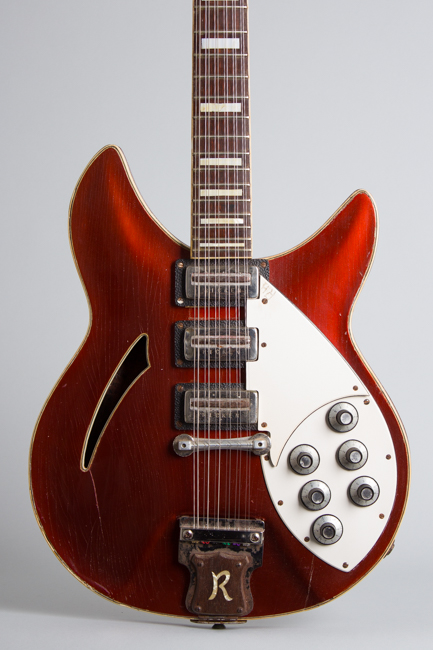 Unbranded  Ricken Serviceman 12 String Semi-Hollow Body Electric Guitar  (1960s)