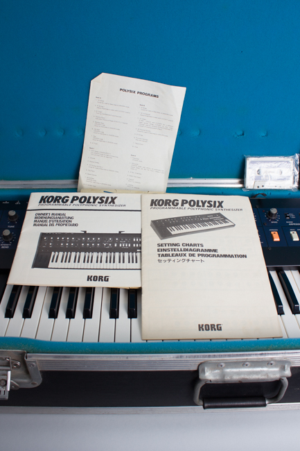 Korg  PolySix Programmable Polyphonic Synthesizer ,  c. 1981