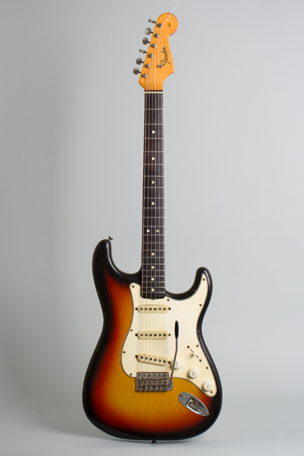 expand image Fender Stratocaster Solid Body Electric Guitar (1965)