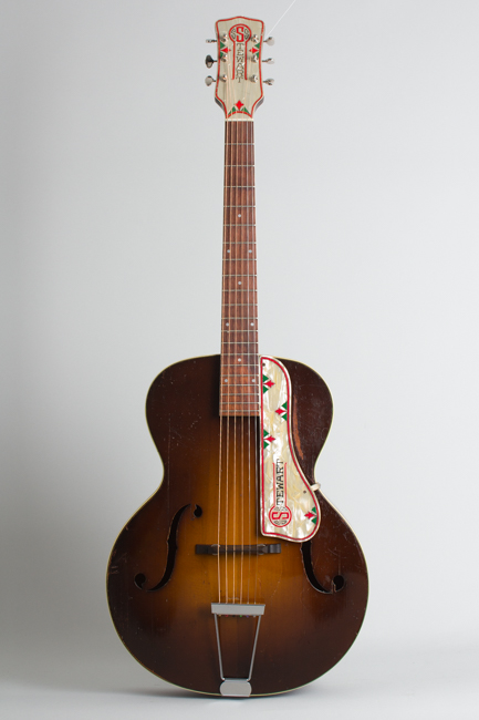  S.S. Stewart Model 1286 Arch Top Acoustic Guitar, made by Harmony ,  c. 1938