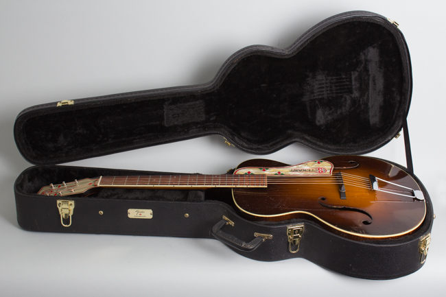  S.S. Stewart Model 1286 Arch Top Acoustic Guitar, made by Harmony ,  c. 1938