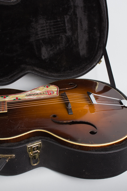  S.S. Stewart Model 1286 Arch Top Acoustic Guitar, made by Harmony ,  c. 1938