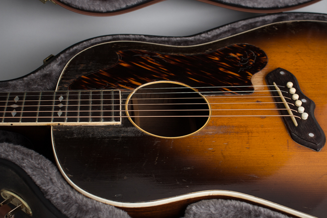  Recording King Ray Whitley Jumbo Model 1027 Flat Top Acoustic Guitar, made by Gibson  (1939)