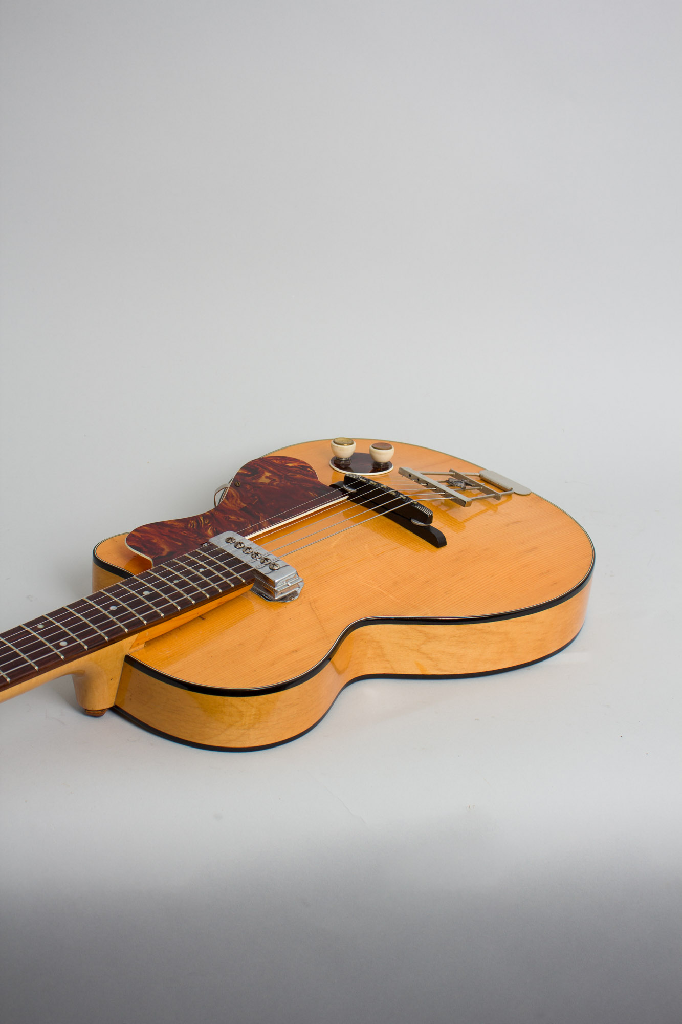 Hofner Model 125 Club 40 Arch Top Hollow Body Electric Guitar 1955 7 RetroFret