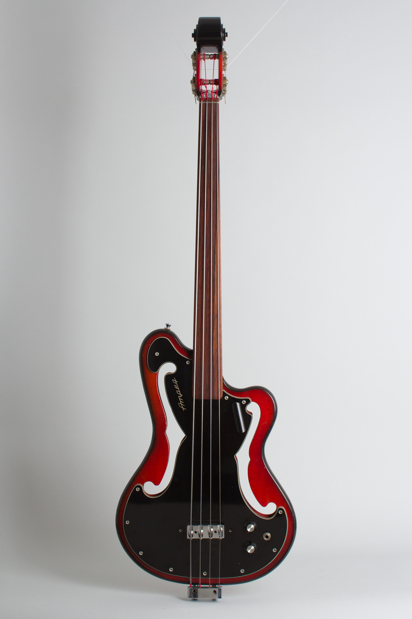 Bacchus BEB-1 Ampeg AEB-1（Ampeg AEB-1 Scroll Bass 1966 Red