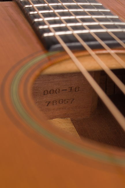 C. F. Martin  000-18 Flat Top Acoustic Guitar  (1941)