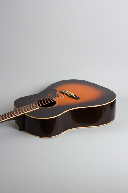 Recording King Ray Whitley Jumbo Model 1028 Flat Top Acoustic Guitar, made by Gibson  (1939)