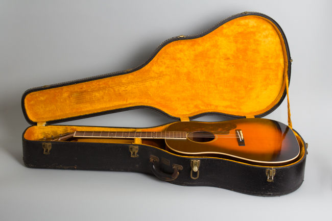 Recording King Ray Whitley Jumbo Model 1028 Flat Top Acoustic Guitar, made by Gibson  (1939)