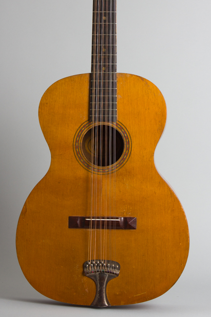  C. Bruno & Son Lyra Model 493 12 String Flat Top Acoustic Guitar, made by Oscar Schmidt ,  c. 1925