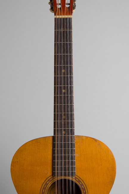  C. Bruno & Son Lyra Model 493 12 String Flat Top Acoustic Guitar, made by Oscar Schmidt ,  c. 1925