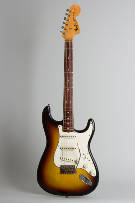 expand image Fender Stratocaster Solid Body Electric Guitar (1968)