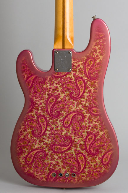 Fender  Telecaster Bass Pink Paisley Solid Body Electric Bass Guitar  (1968)