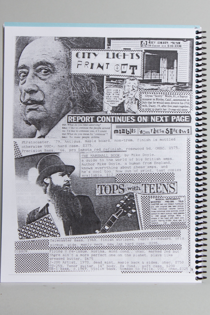 Skip Henderson.  "City Lights Print Out".  spiral bound (2024)
