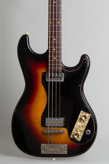 Hofner  Model 182E2 Solid Body Electric Bass Guitar  (1966)