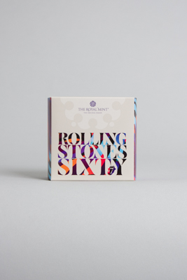  1/4 ounce Rolling Stones Sixty Commemorative Gold Proof Coin - Royal Mint (2022)