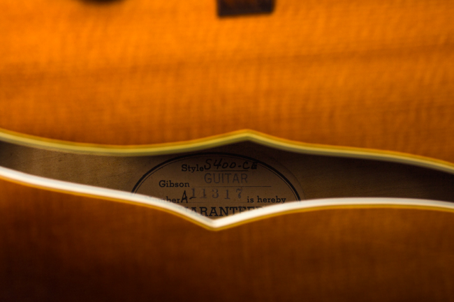 Gibson  Super 400 CES Arch Top Hollow Body Electric Guitar  (1952)