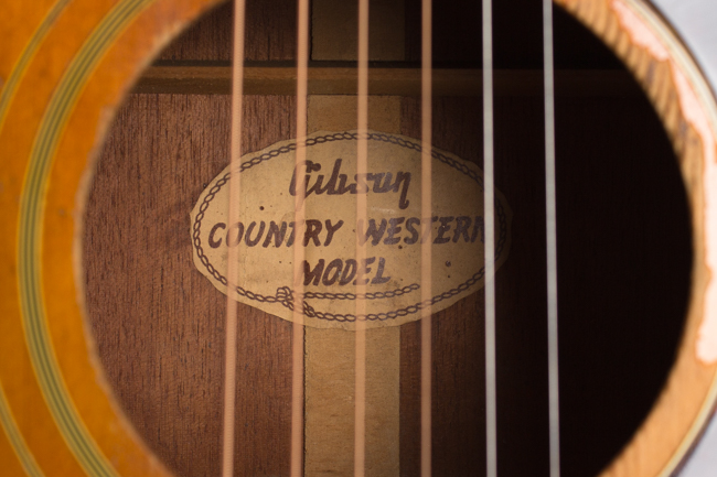 Gibson  Country Western Flat Top Acoustic Guitar  (1958)