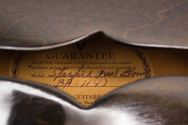Guild  Starfire Bass Semi-Hollow Body Electric Bass Guitar  (1967)