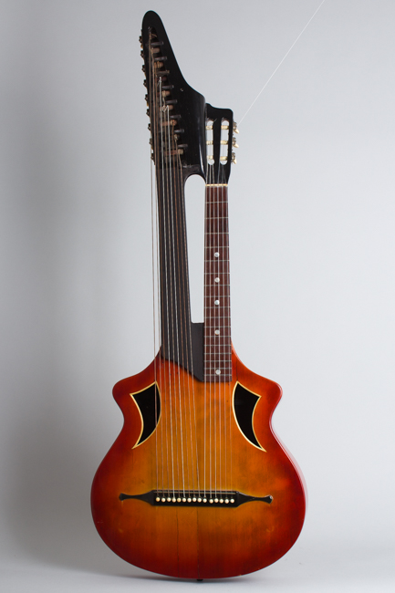  Wappen 15 Course Contra Bass Harp Guitar (unlabelled)  ,  c. 1900s