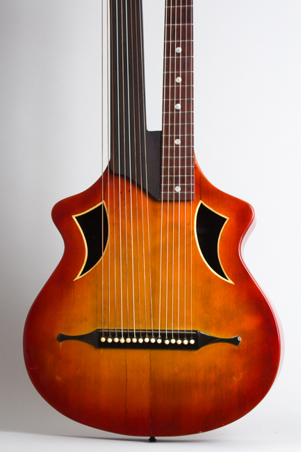  Wappen 15 Course Contra Bass Harp Guitar (unlabelled)  ,  c. 1900s