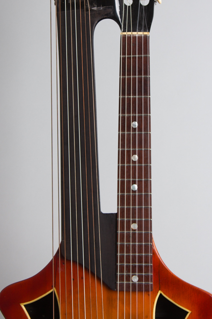  Wappen 15 Course Contra Bass Harp Guitar (unlabelled)  ,  c. 1900s