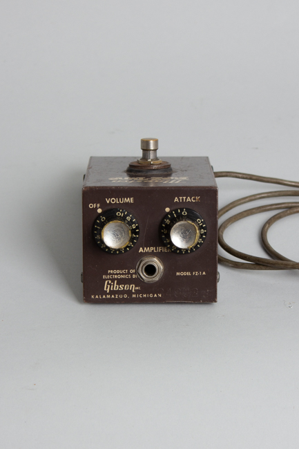  Maestro FZ-1A Fuzz-Tone Owned and Used by Tom Verlaine Distortion Pedal Effect, made by Gibson,  c. 1965