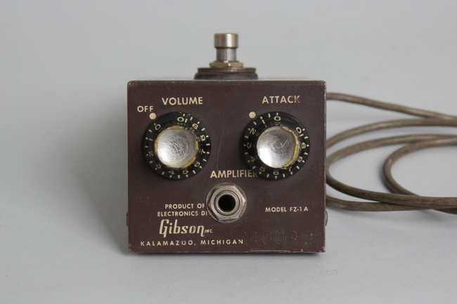  Maestro FZ-1A Fuzz-Tone Owned and Used by Tom Verlaine Distortion Pedal Effect, made by Gibson,  c. 1965