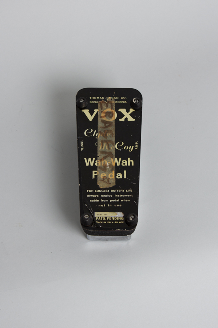 Vox  Clyde McCoy Owned and Used by Tom Verlaine Wah-Wah Pedal Effect (1967)