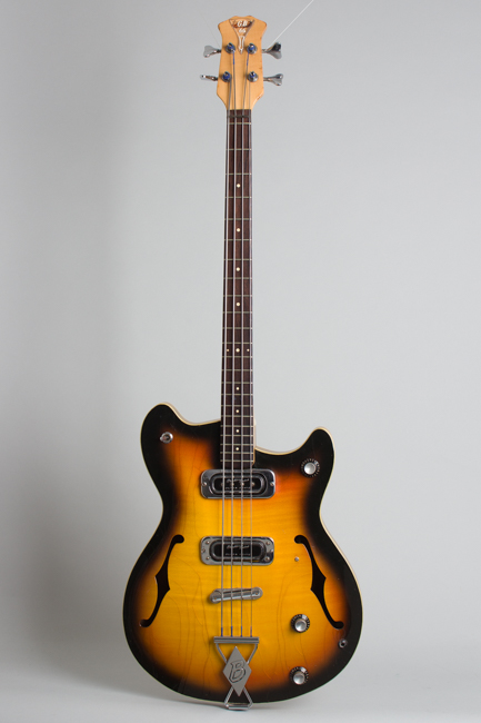 Burns Baldwin  GB-66 Hollow Body Electric Bass Guitar  (1966)