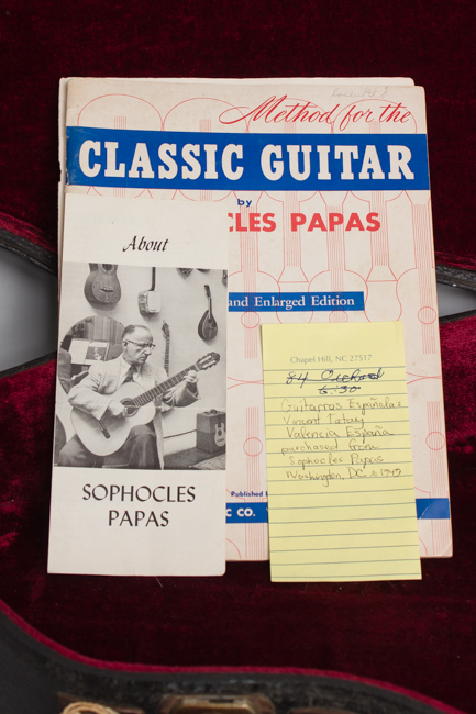 Vicente Tatay  Classical Guitar  (1940s)
