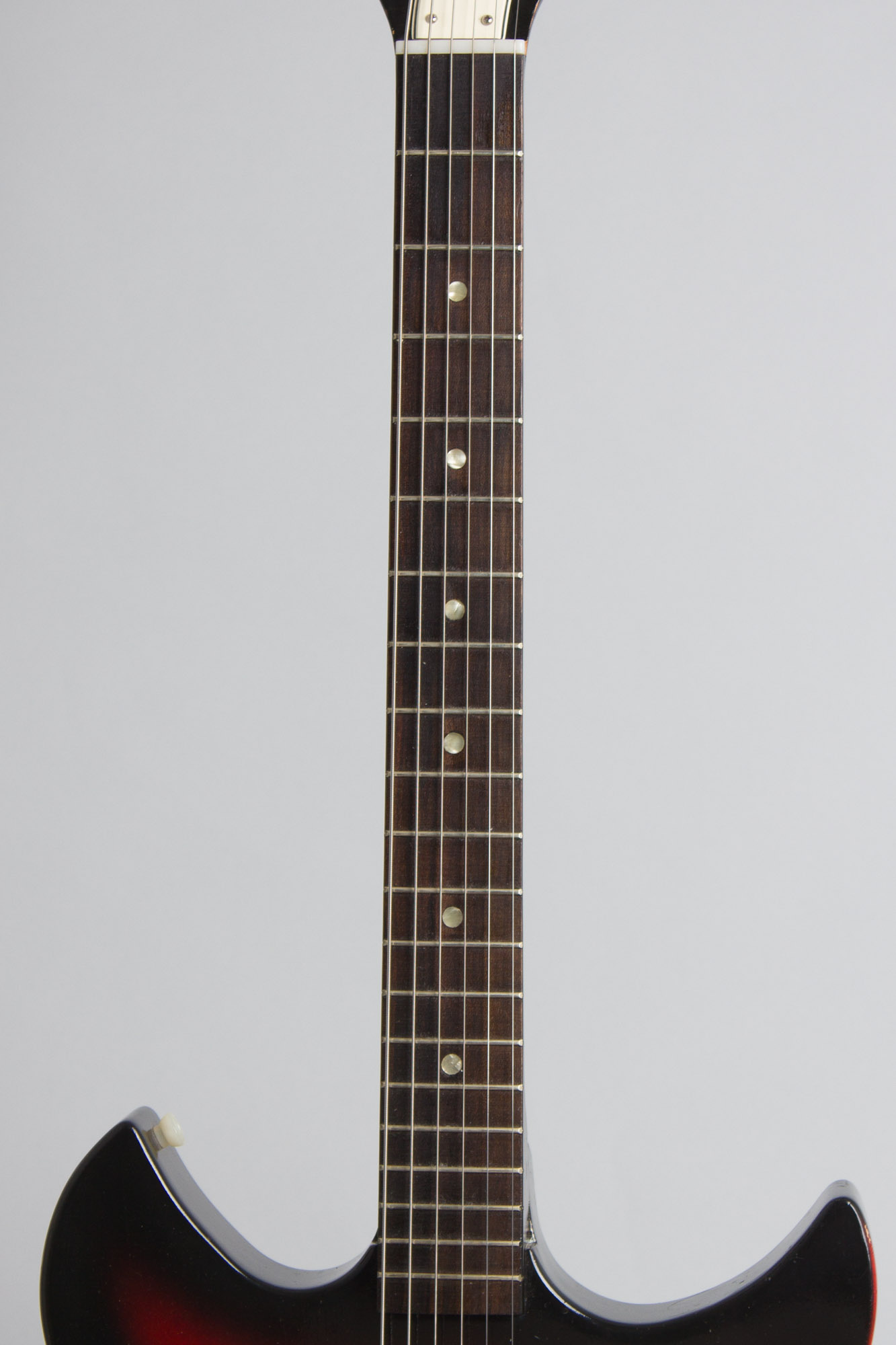 Harmony Silvertone Model 1453 Thinline Hollow Body Electric Guitar