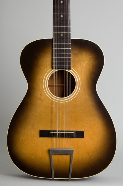 Stella H-922 12 String Flat Top Acoustic Guitar, made by Harmony (1961)