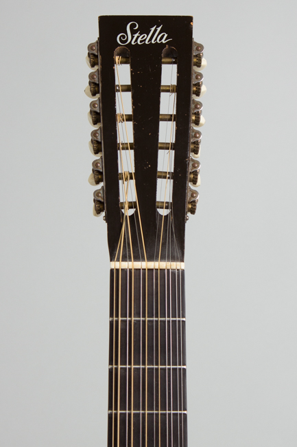 Stella H-922 12 String Flat Top Acoustic Guitar, made by Harmony (1961)