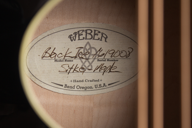 Weber  Carved Top Mandocello  (2016)