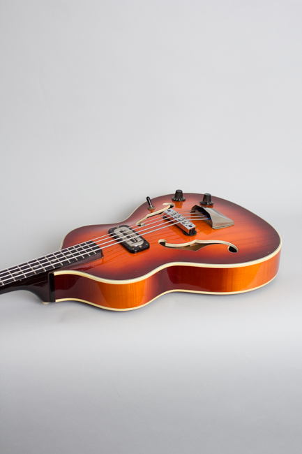 Hoyer  Model 43 London Bass Semi-Hollow Body Electric Bass Guitar,  c. 1967