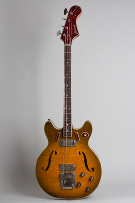Harmony  H-27 Hollow Body Electric Bass Guitar  (1966)