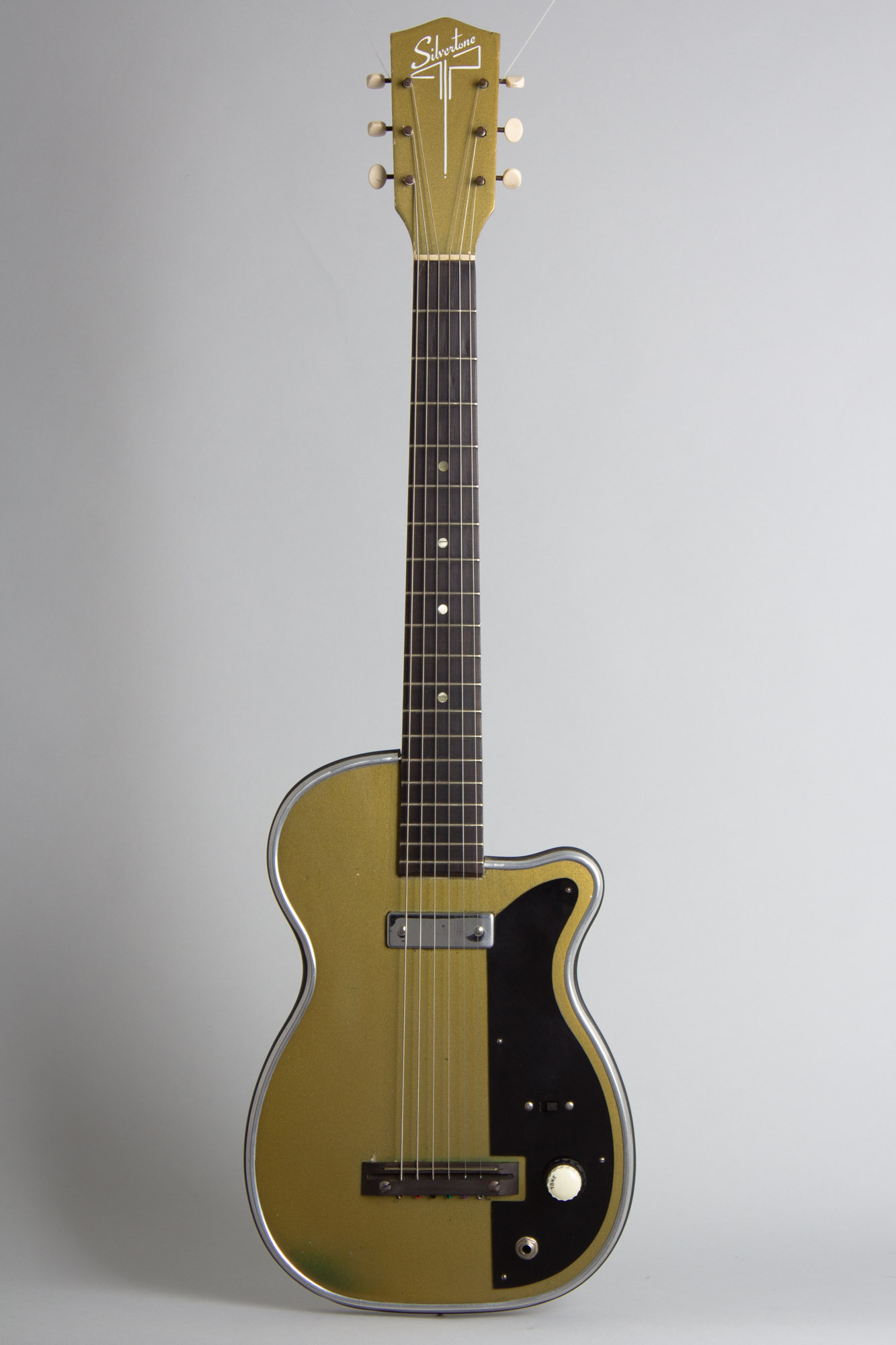 Silvertone Stratotone Newport Model H-42/2 Solid Body Electric