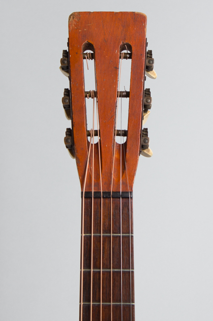  3/4 Size Flat Top Acoustic Guitar, labeled Grunewald ,  c. 1905