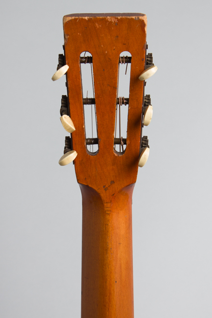  3/4 Size Flat Top Acoustic Guitar, labeled Grunewald ,  c. 1905