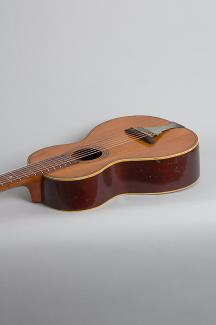  3/4 Size Flat Top Acoustic Guitar, labeled Grunewald ,  c. 1905