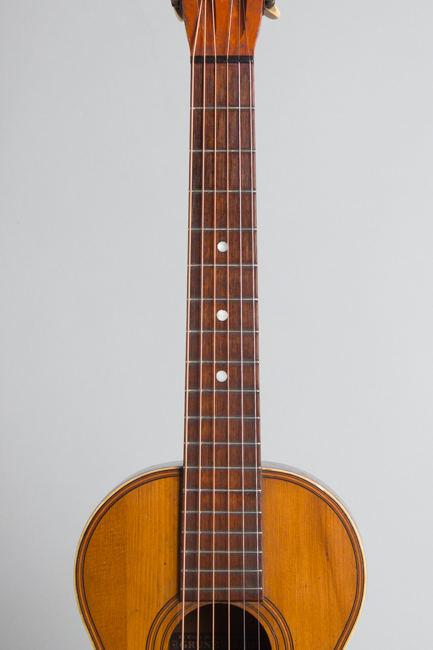  3/4 Size Flat Top Acoustic Guitar, labeled Grunewald ,  c. 1905