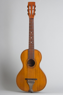  3/4 Size Flat Top Acoustic Guitar, labeled Grunewald ,  c. 1905