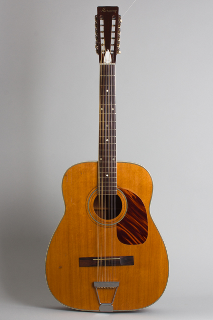 expand image Harmony H-1270 12 String Flat Top Acoustic Guitar (1967)