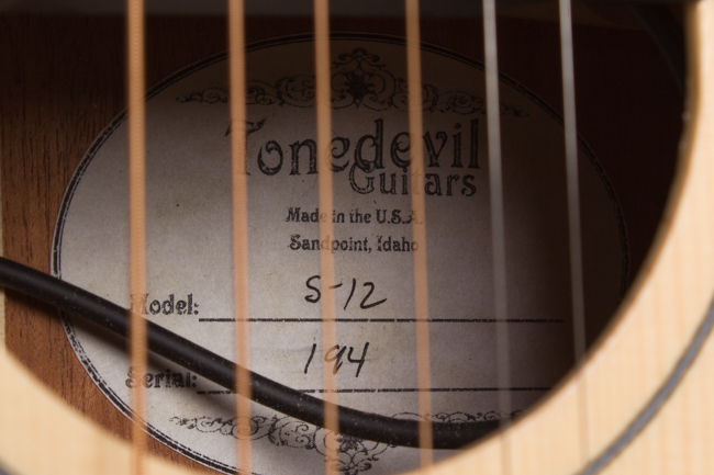 Tonedevil  S-12 Symphony Harp Guitar 