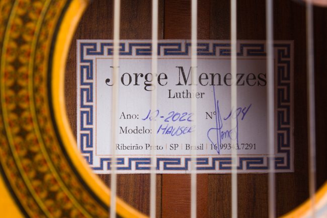 Jorge Menezes  Hermann Hauser Style 7 string Classical Guitar  (2022)