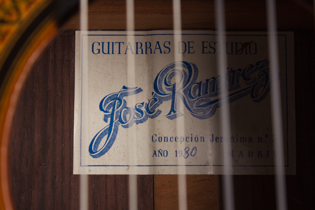 Jose Ramirez  Estudio Classical Guitar  (1980)