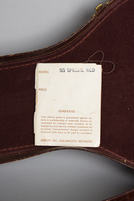 Gibson  SG Special Solid Body Electric Guitar  (1961)